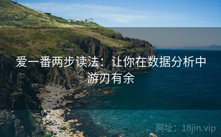 爱一番两步读法:让你在数据分析中游刃有余 爱一番两步读法:让你在数据分析中游刃有余